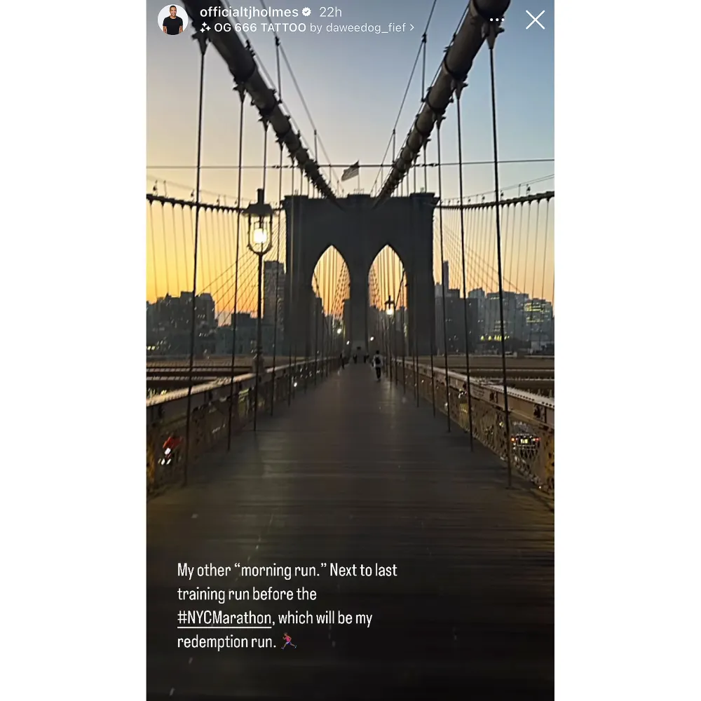 TJ Holmes Is Running NYC Marathon After Hospitalization 4