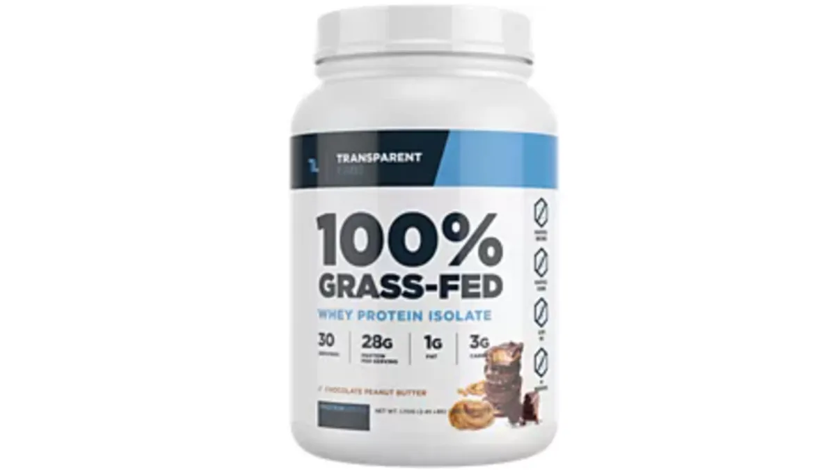 Transparent Labs protein isolate