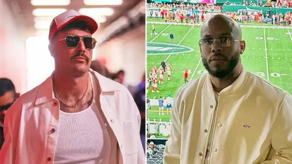 Travis Kelce Caught BFF Aric Jones Off Guard With His Sample Baseball Cap