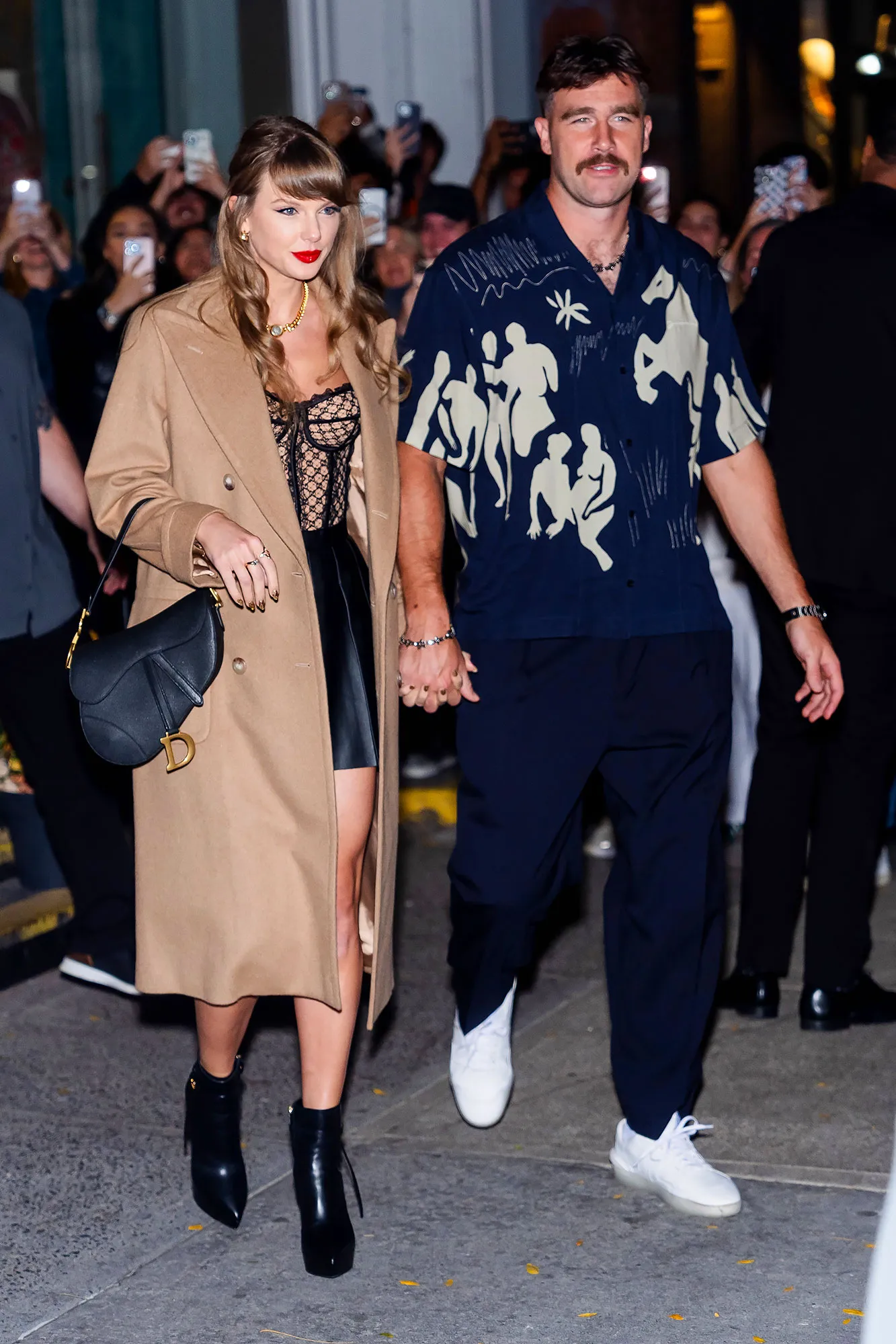 Travis Kelce Comments on Designer Shout-Out After Taylor Date Night