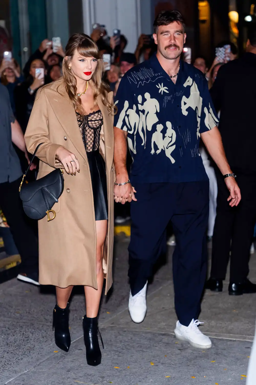 Travis Kelce Comments on Designer Shout-Out After Taylor Date Night