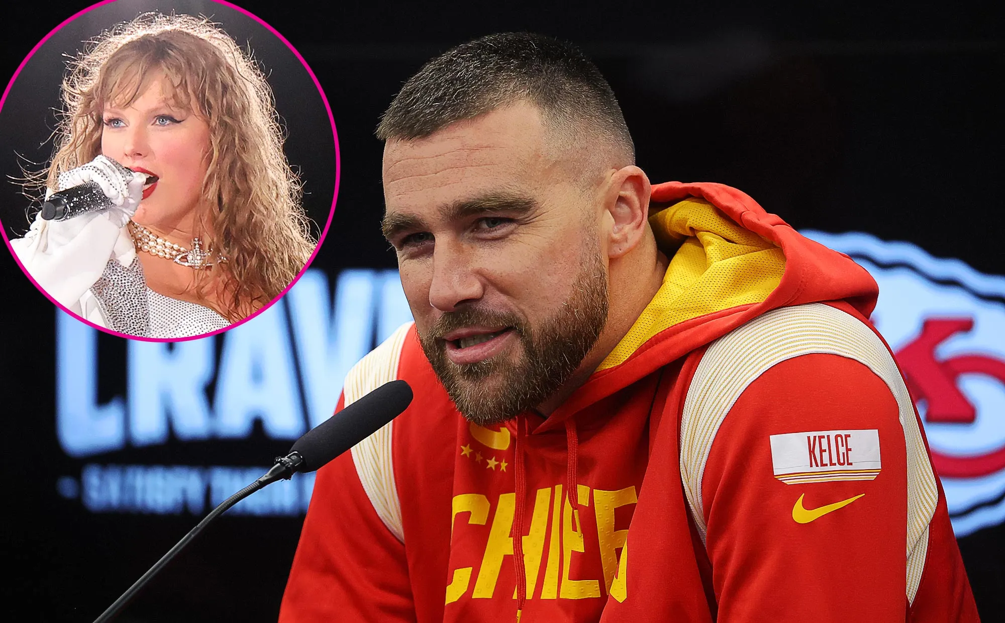 Travis Kelce Sings Taylor Swift s Bad Blood in the Middle of New Heights Episode 075