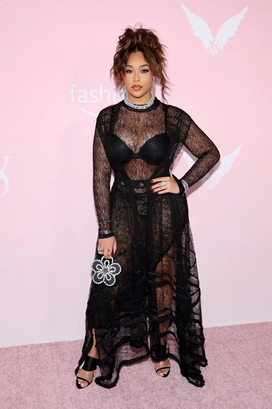 Victoria s Secret Fashion Show 2024 Red Carpet Jordyn Woods 645