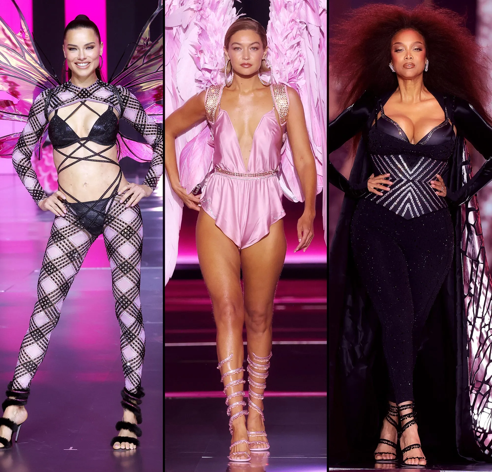 Victoria s Secret Fashion Show 2024 Runway Adriana Lima Gigi Hadid Tyra Banks