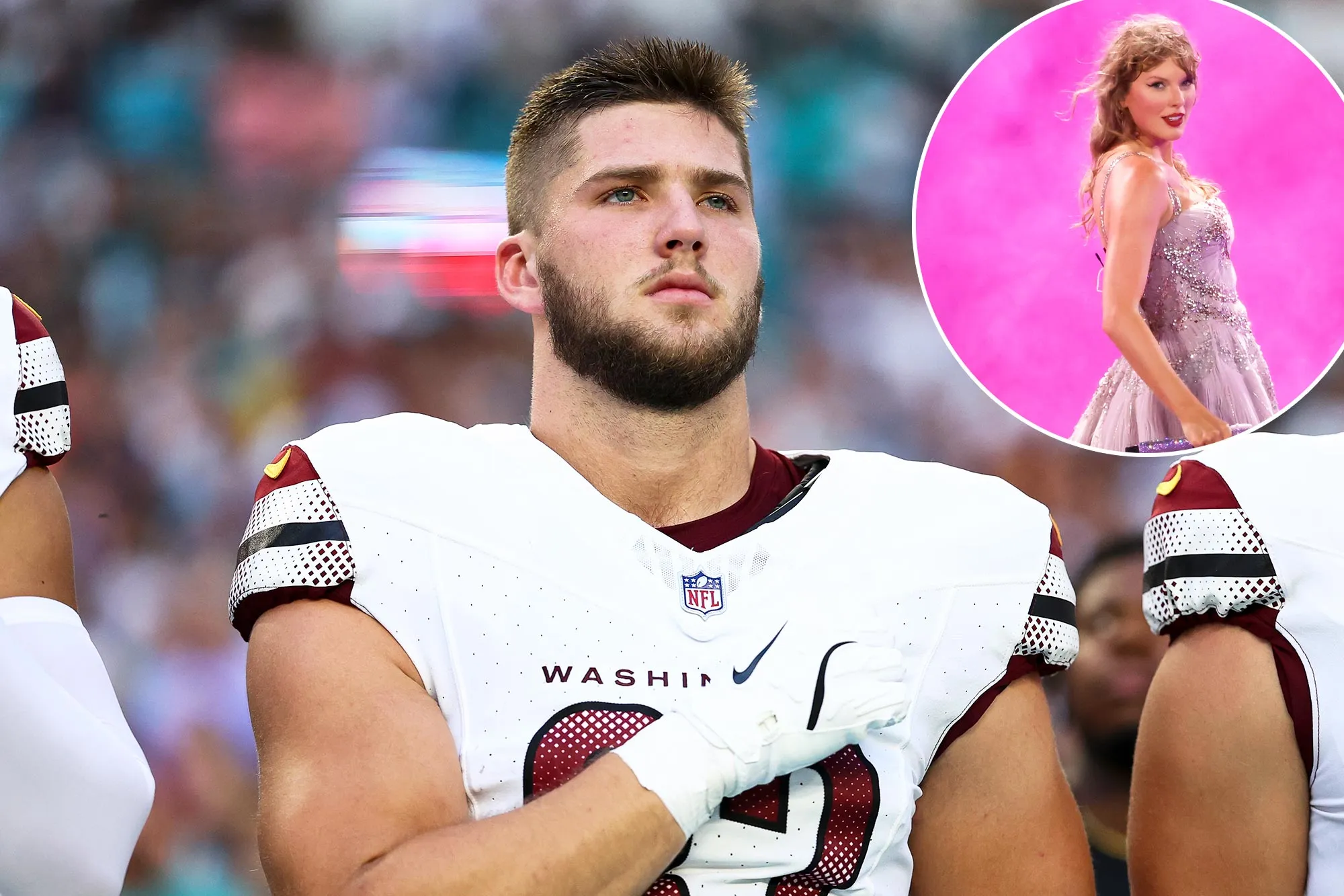 Washington Commanders Ben Sinnott Caught 1st Touchdown on Play Named After Taylor Swift