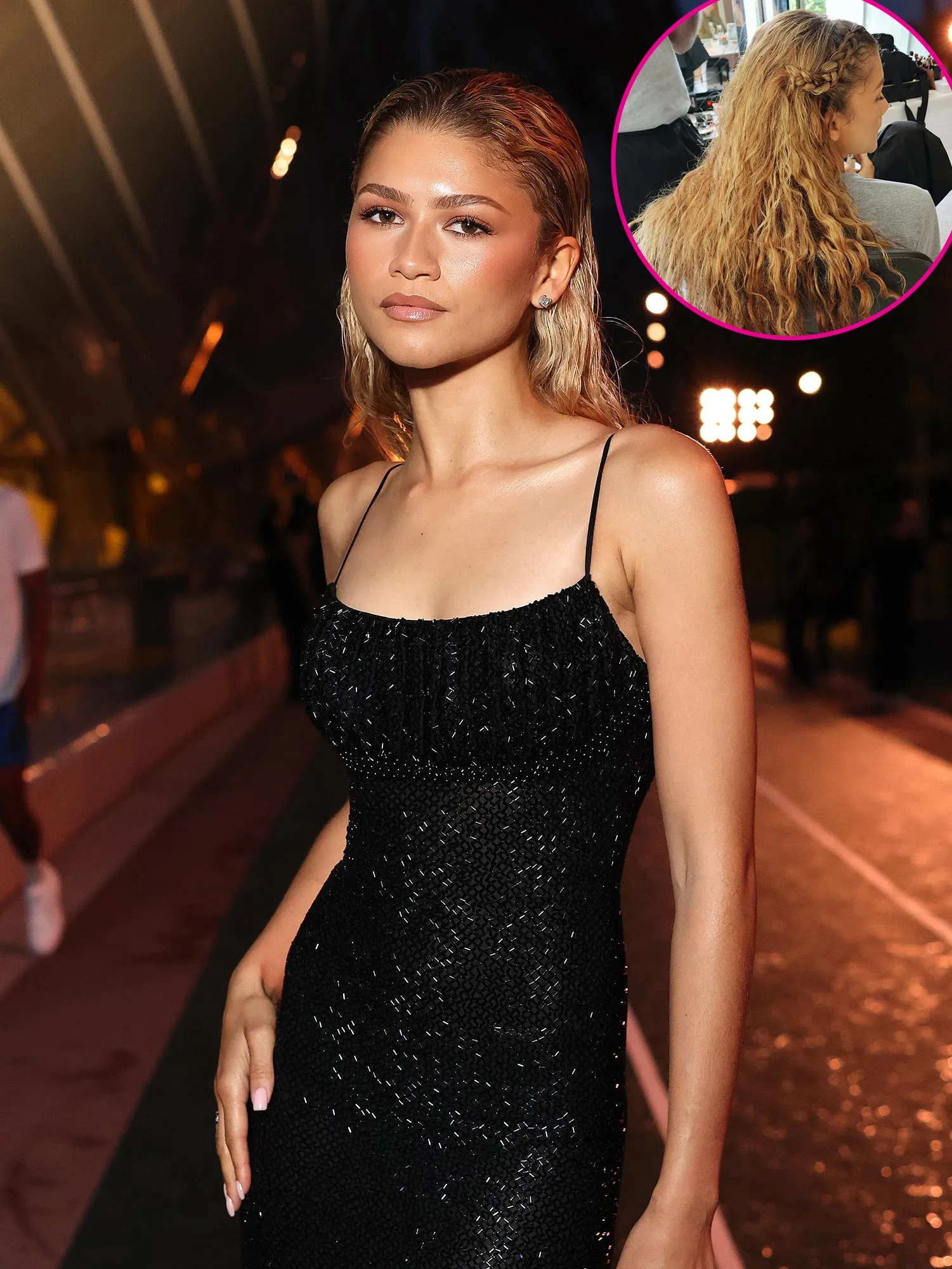 Zendayas Textured Hair Extensions are So Chic