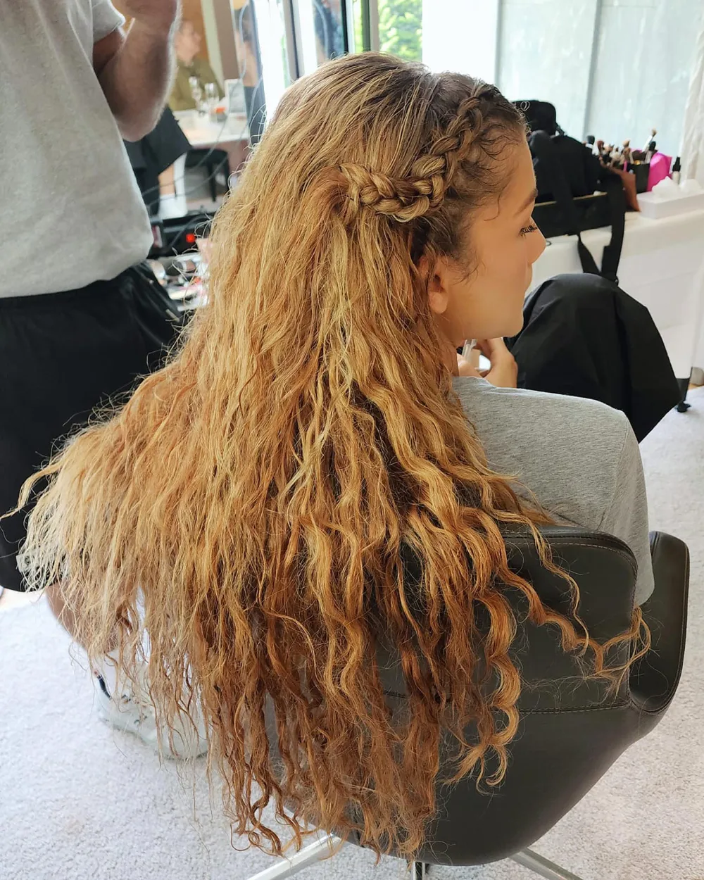 Zendayas Textured Hair Extensions are So Chic