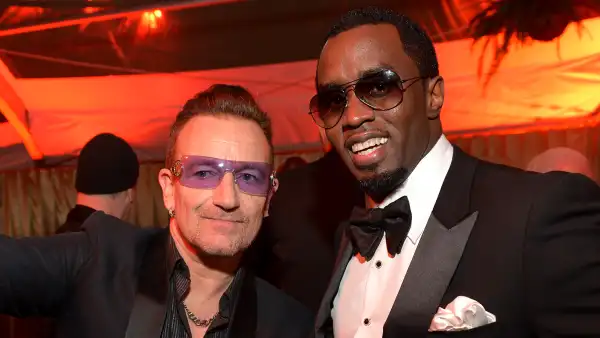 Bono Seemingly Dodges a Kiss From Diddy in Resurfaced 2014 Clip