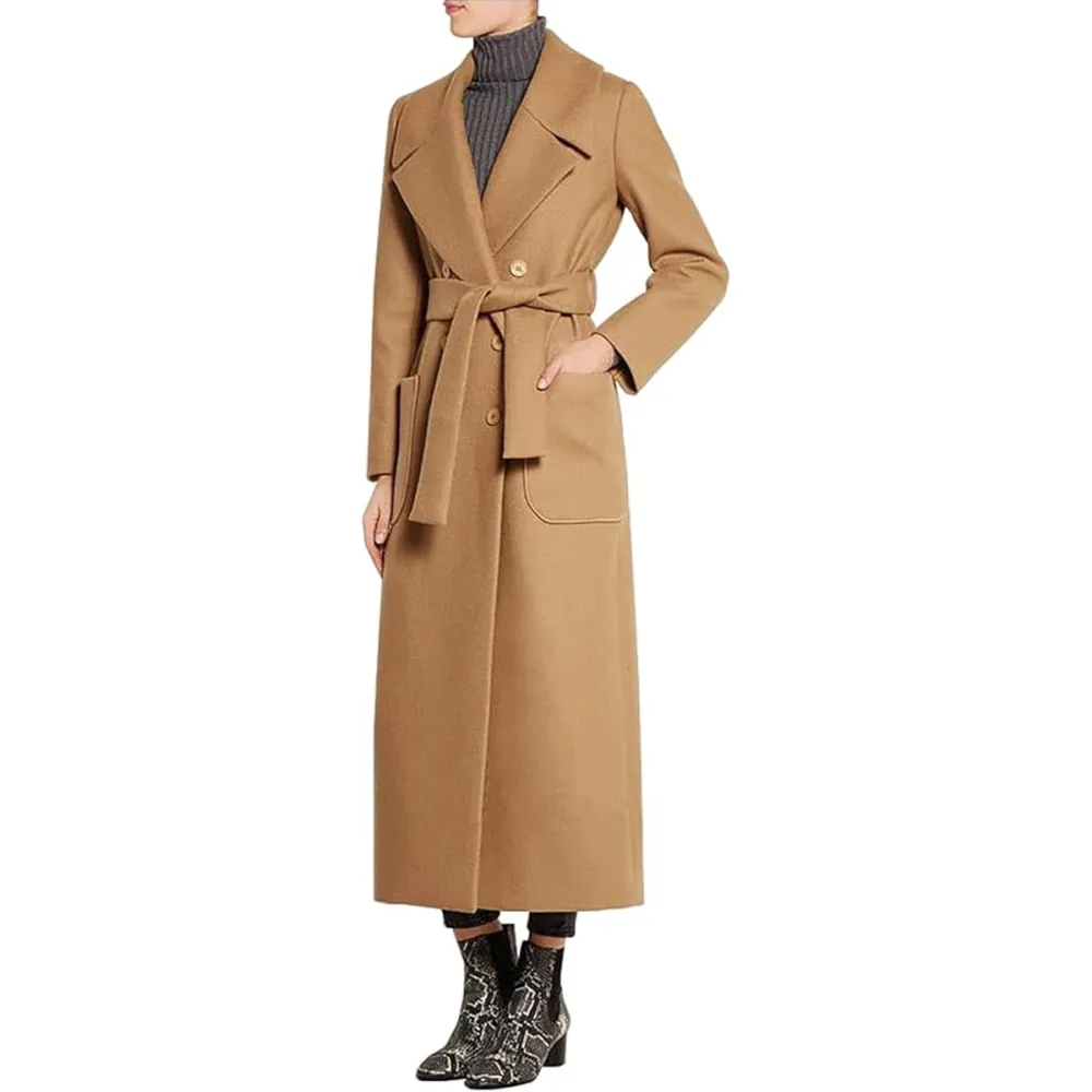 Chartou Double Breasted Wool Blend Coat Amazon