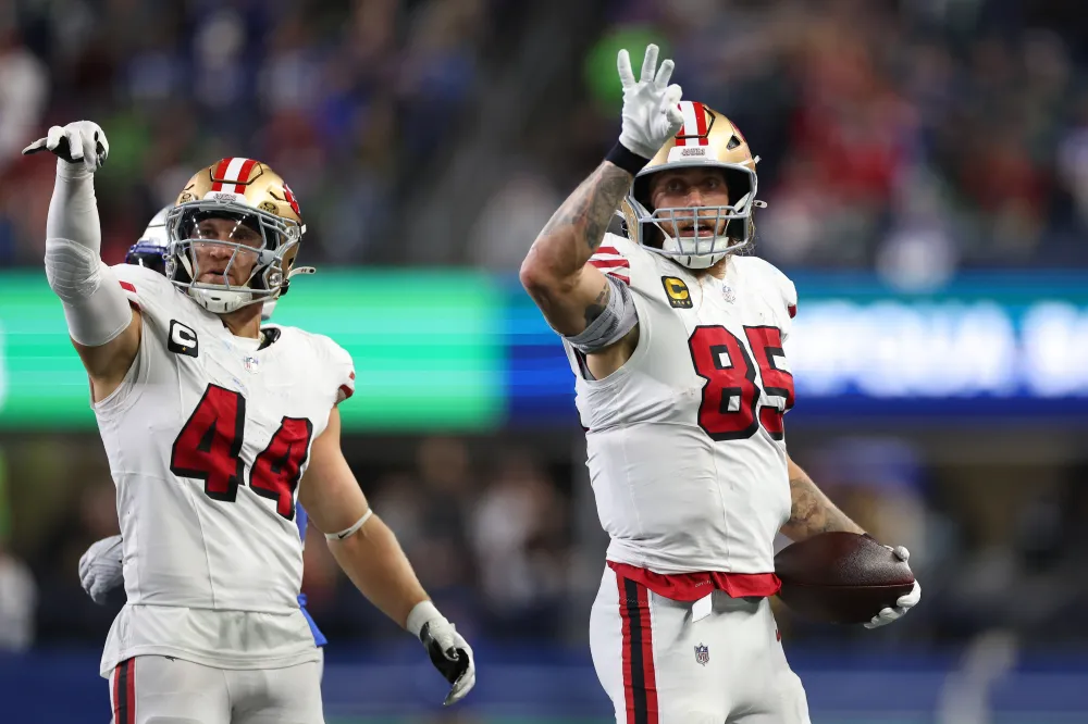 george Kittle Kyle Juszczyk