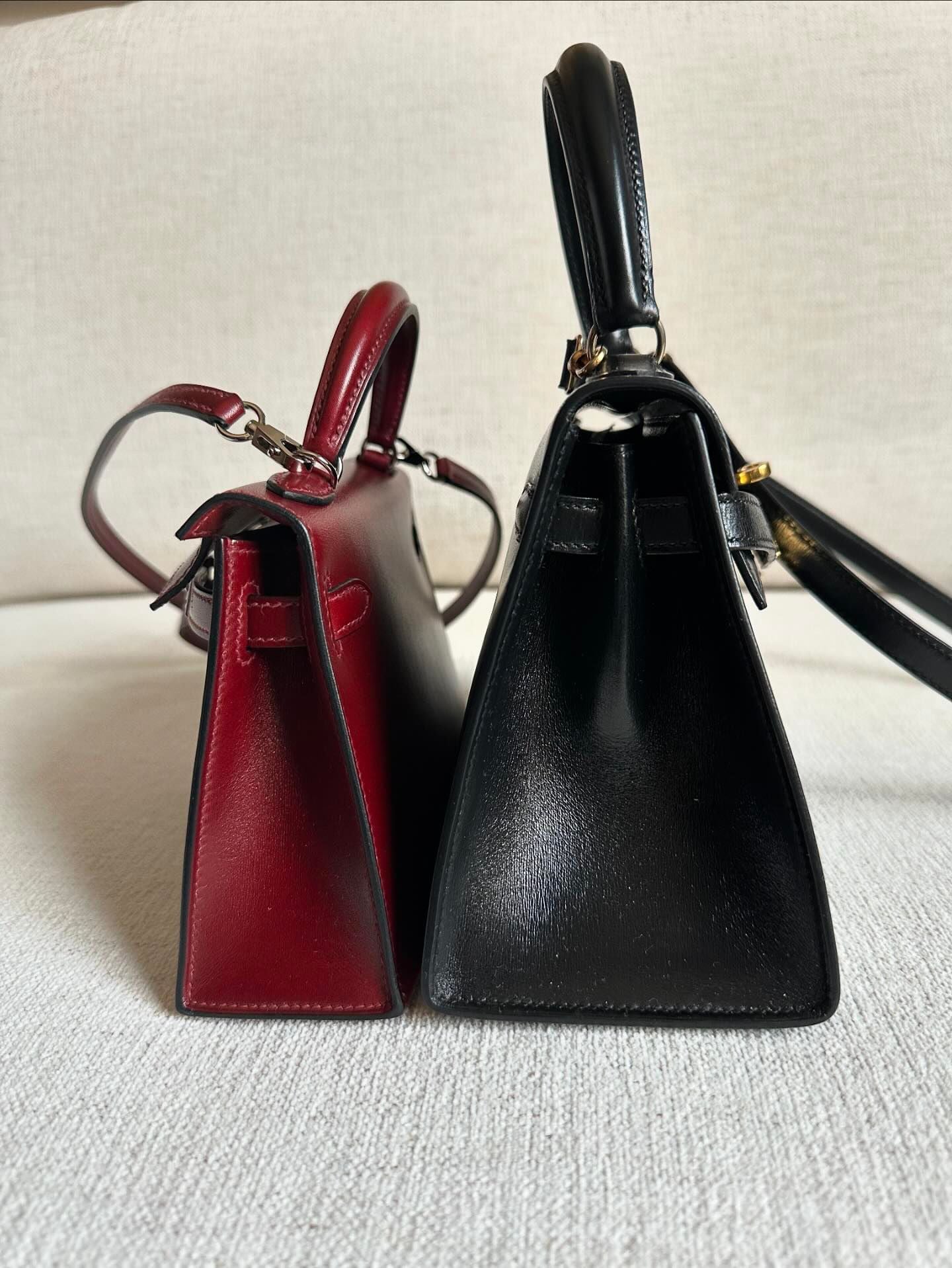 Hermès Vintage Mini Kelly vs. Mini Kelly II