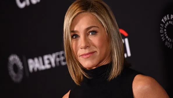 US actress Jennifer Aniston arrives for the PaleyFest LA 2024 screening of "The Morning Show" at the Dolby theatre in Hollywood, California, April 12, 2024. (Photo by Chris Delmas / AFP) (Photo by CHRIS DELMAS/AFP via Getty Images)