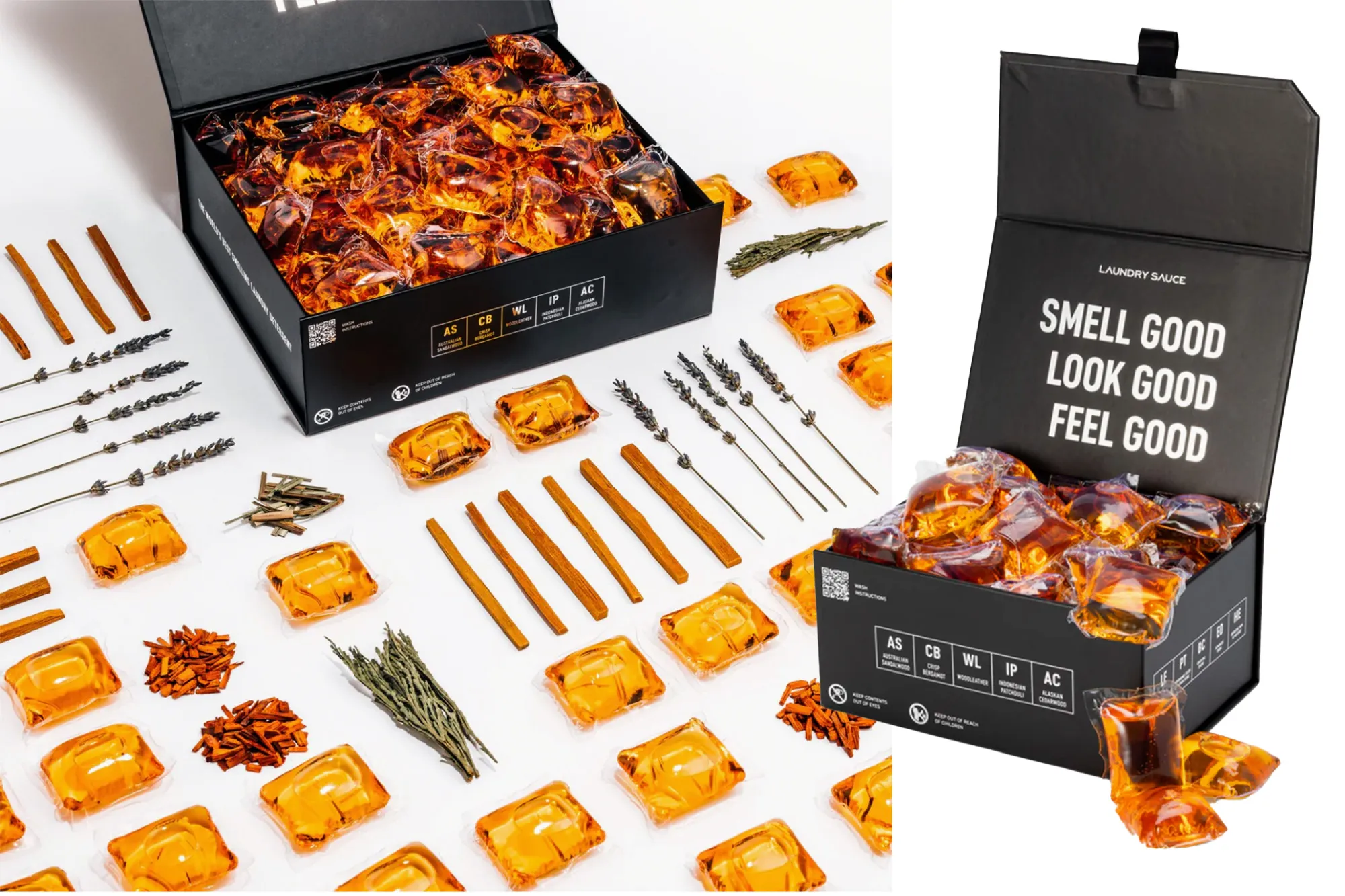 laundry space spanish leather detergent pods