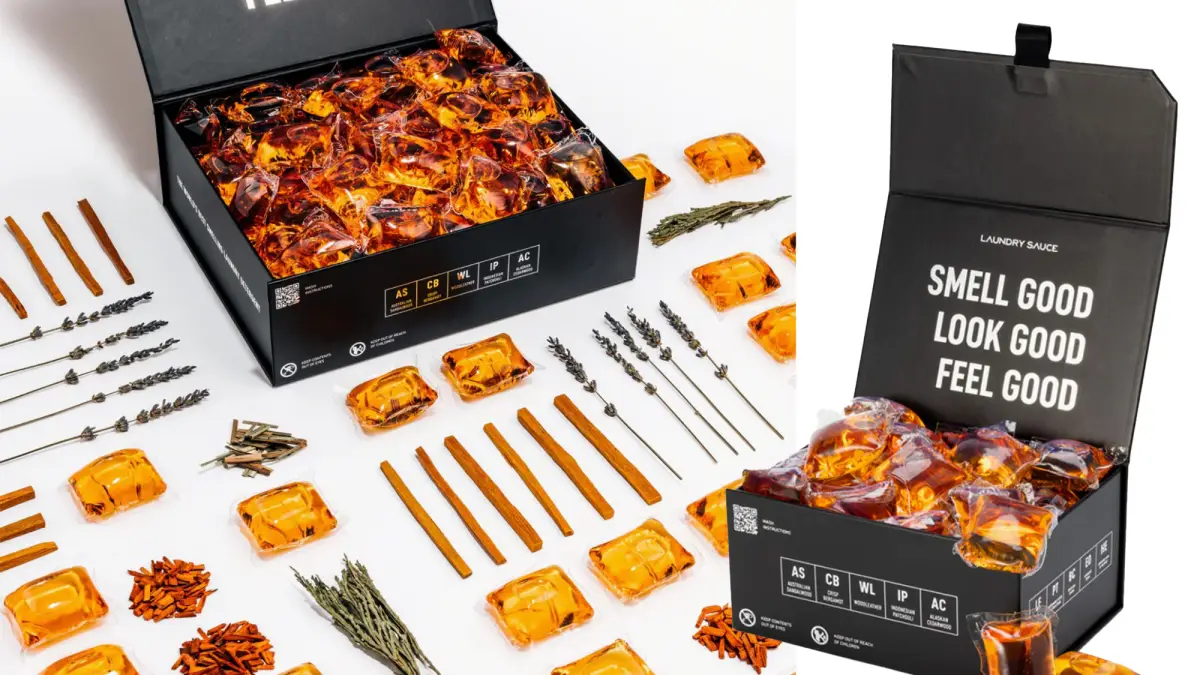 laundry space spanish leather detergent pods