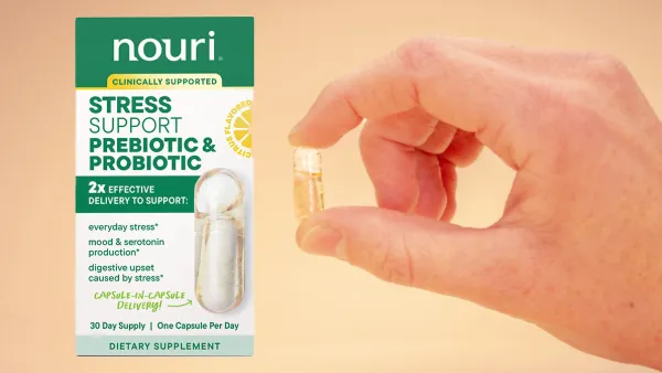 Nouri Stress Support Daily Prebiotic & Probiotic Capsules
