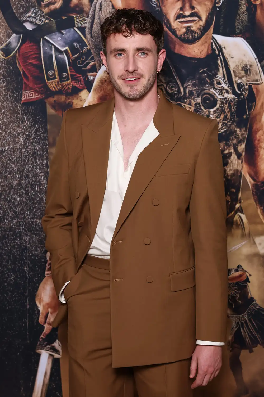 Paul Mescal Cuts a Suave Figure at Australian Gladiator 2 Premiere