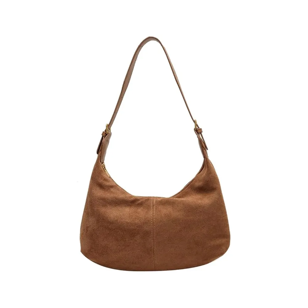 JQWYGB Slouchy Faux Suede Crescent Shoulder Bag Amazon