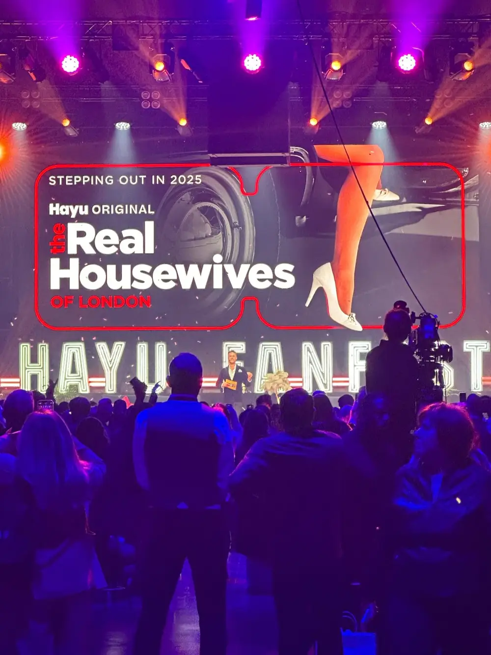 real housewives of London announcement at Hayu FanFest October 26 2024, photog: Tufayel Ahmed