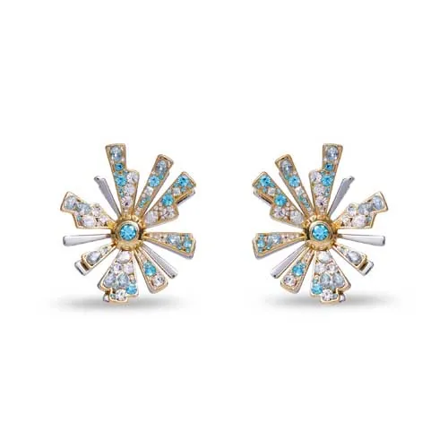 Bubble Blue Lele Sadoughi x Wicked Glinda Wand Earrings