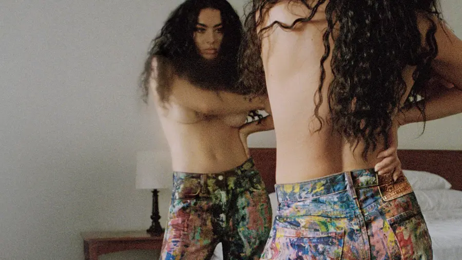 Celebs Posing Topless Charli XCX