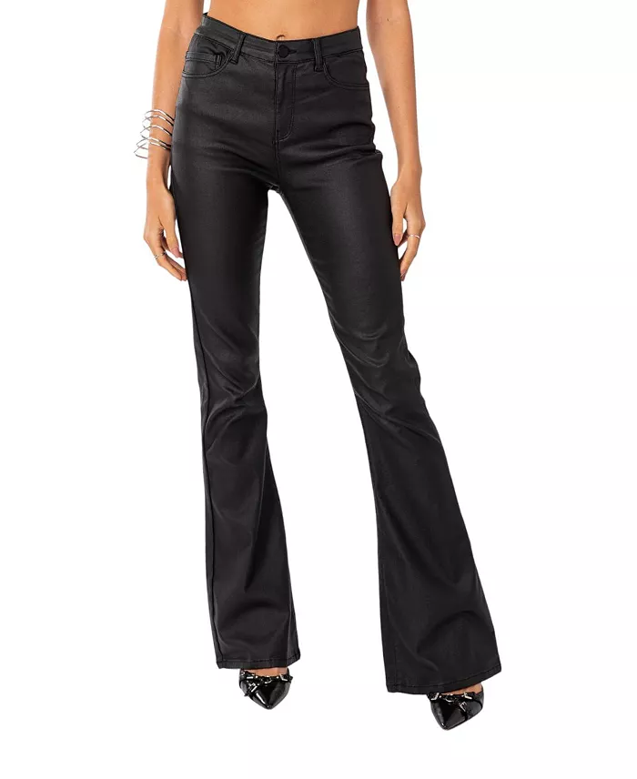 Edikted faux leather pants