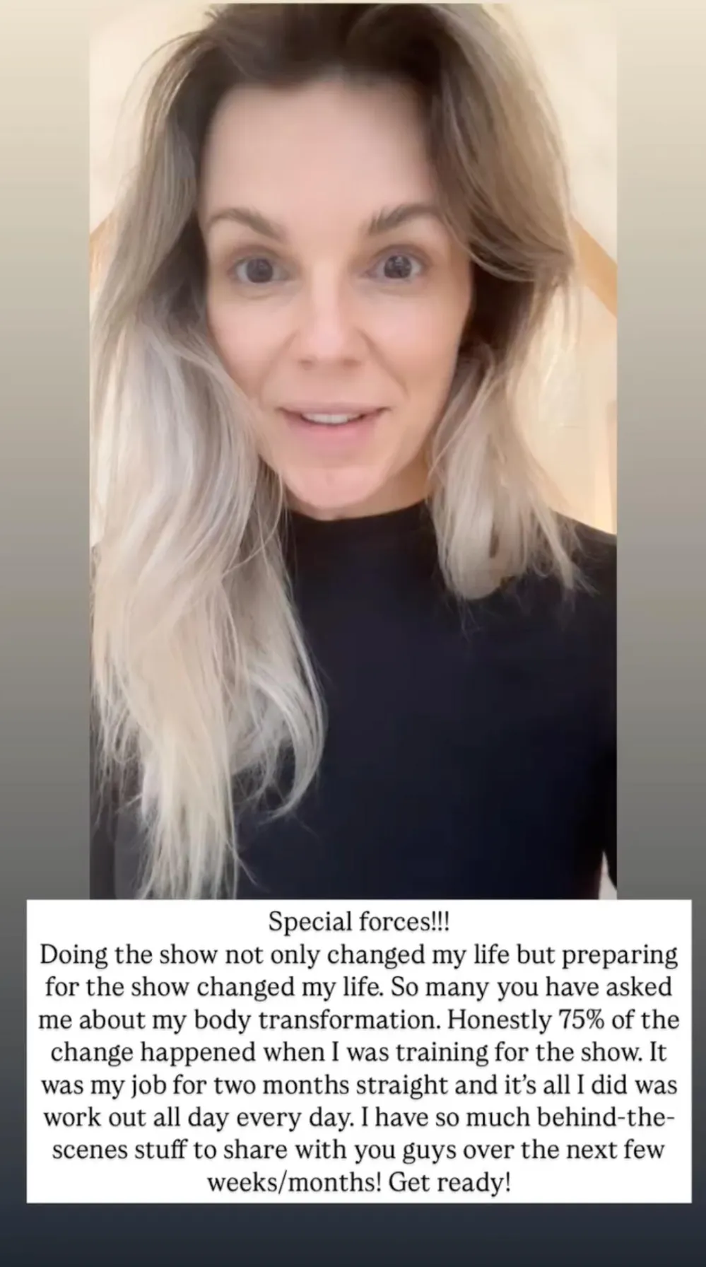 Ali Fedotowsky Teases How Special Forces Training Impacted Her Body