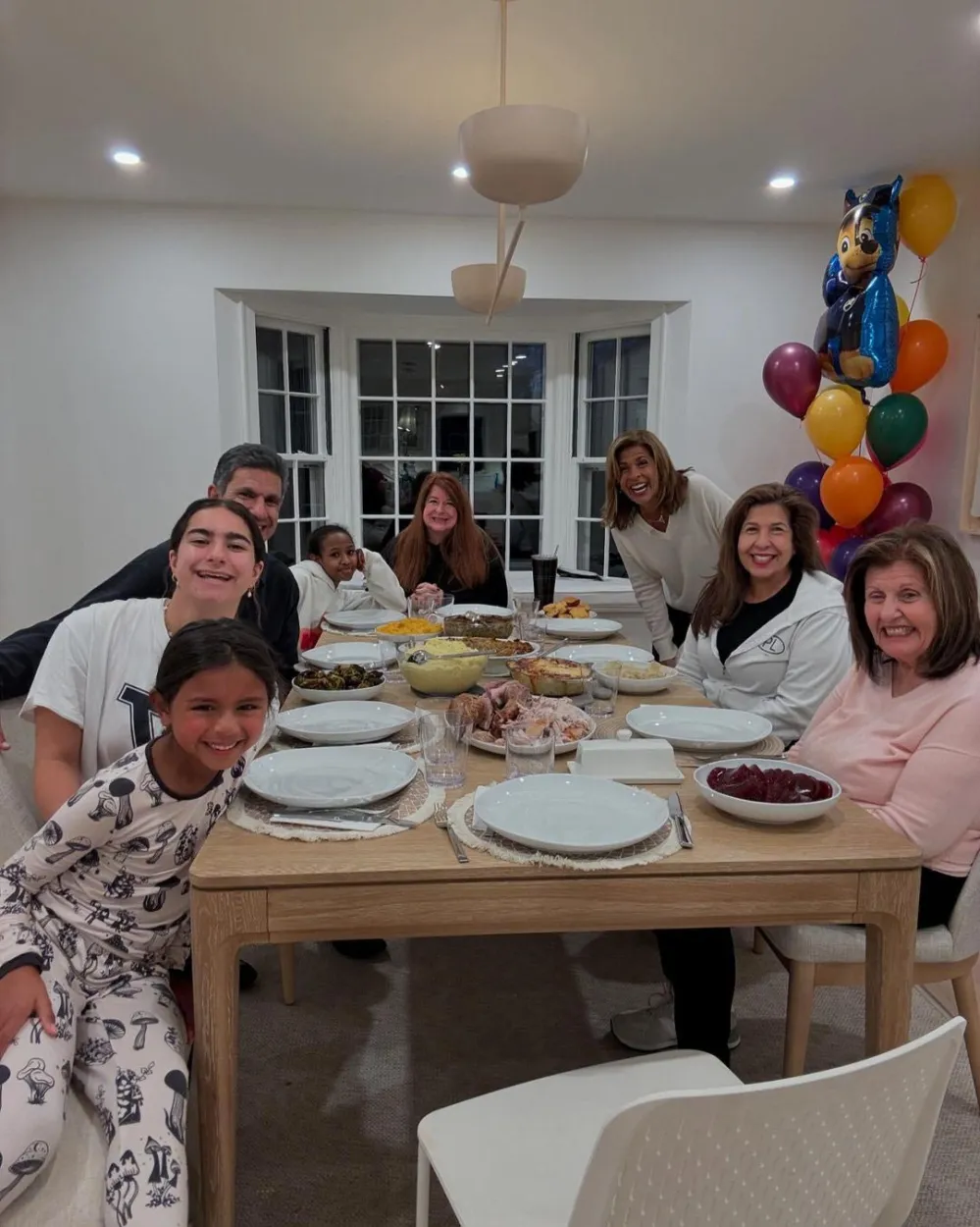 Hoda Kotb Celebrates 1st Thanksgiving in the Suburbs with Daughters Hope and Haley