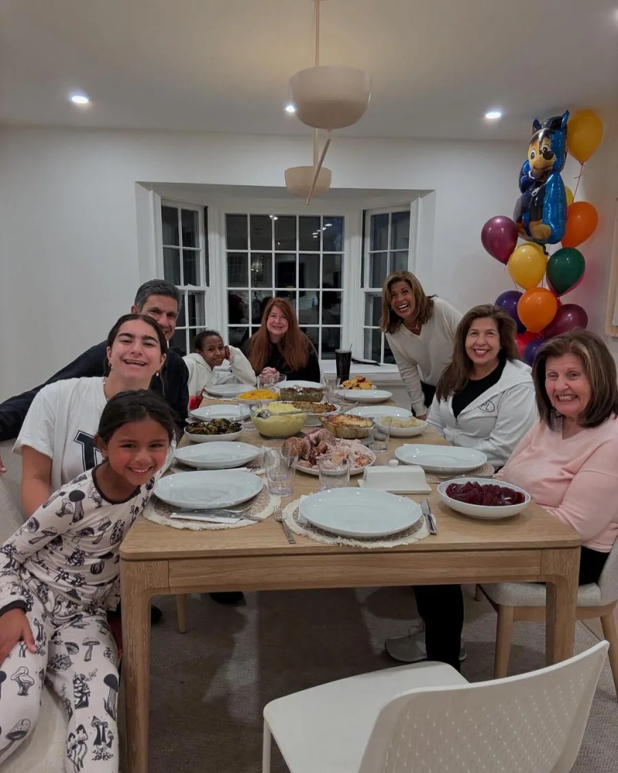 Hoda Kotb Celebrates 1st Thanksgiving in the Suburbs with Daughters Hope and Haley