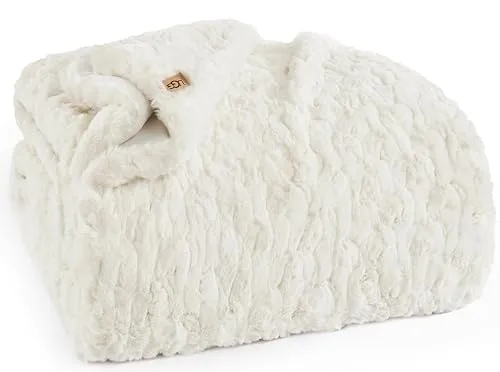 Ugg Faux Fur Oversized Throw Blanket