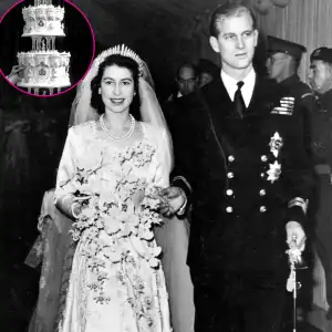 A 77 Year Old Slice of Queen Elizabeth and Prince Philip Wedding Cake Sells for Over 2K