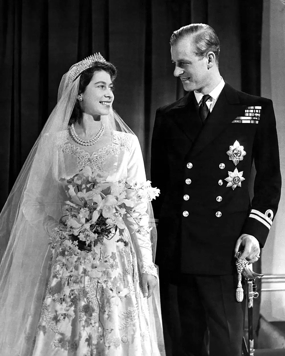 A 77 Year Old Slice of Queen Elizabeth and Prince Philip Wedding Cake Sells for Over 2K