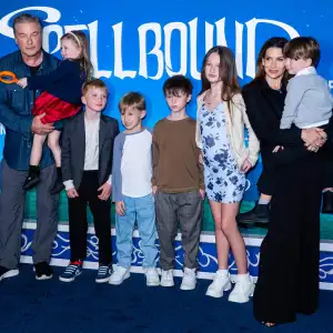 Alec Baldwin and Wife Hilaria Bring 6 of 7 Kids to Spellbound Red Carpet Premiere in NYC