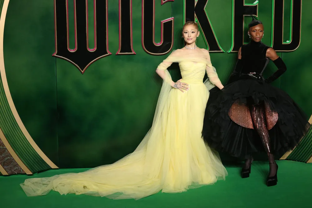 Ariana Grande and Cynthia Erivo Dont Care That You Think Theyre Too Emotional on the Wicked Press Tour