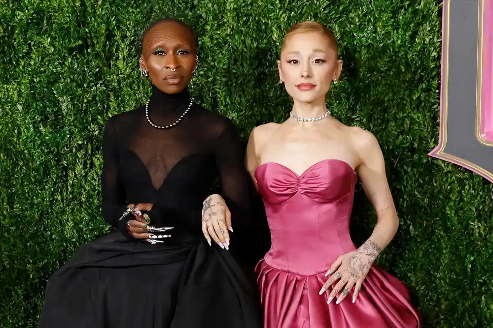 Ariana Grande and Cynthia Erivo Dont Care That You Think Theyre Too Emotional on the Wicked Press Tour