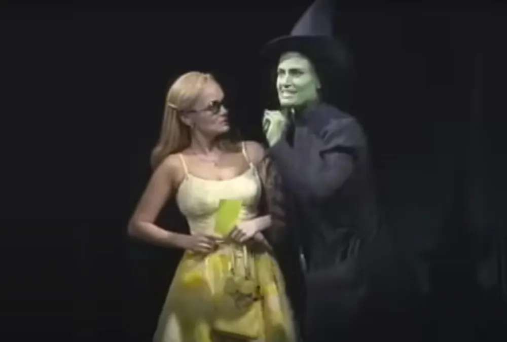 Ariana Grande and Cynthia Erivo Honor Their Characters One Day Short Costumes 124127