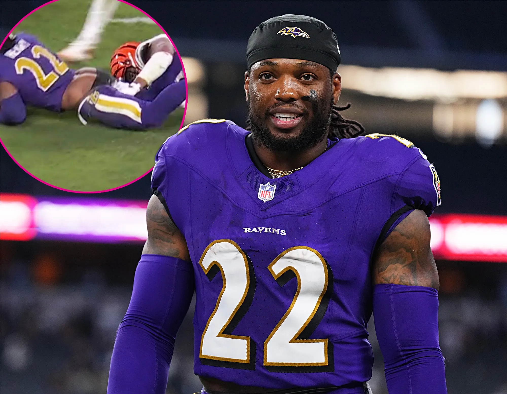 Baltimore Ravens Derrick Henry Gets Pantsed