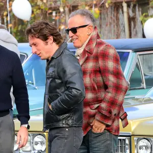 Bruce Springsteen Bonds With Jeremy Allen White on Biopic Set