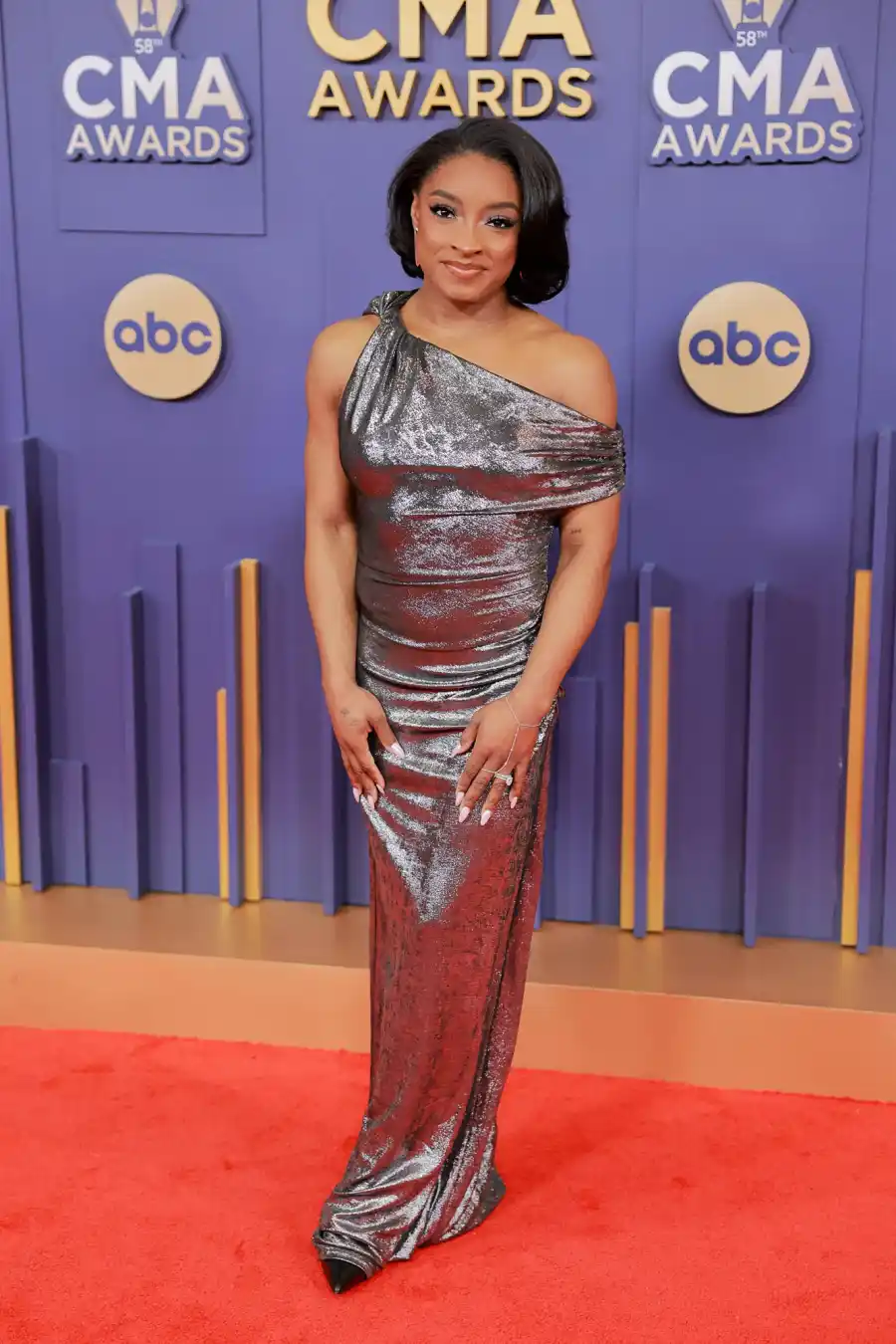CMA 2024 Red Carpet Simone Biles 340