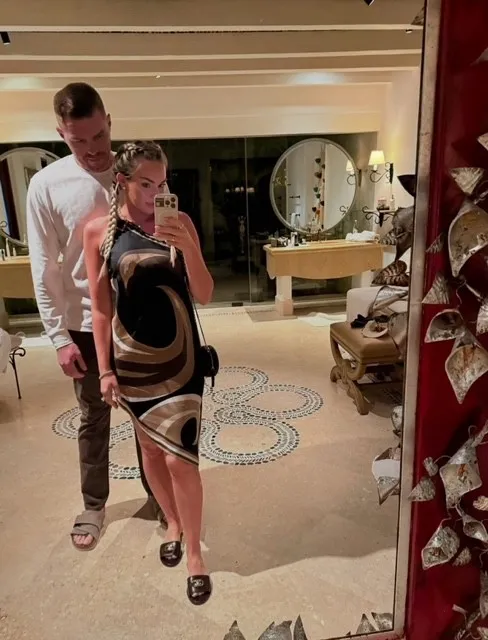 Freddie and Chelsea Freeman 10-year anniversary trip