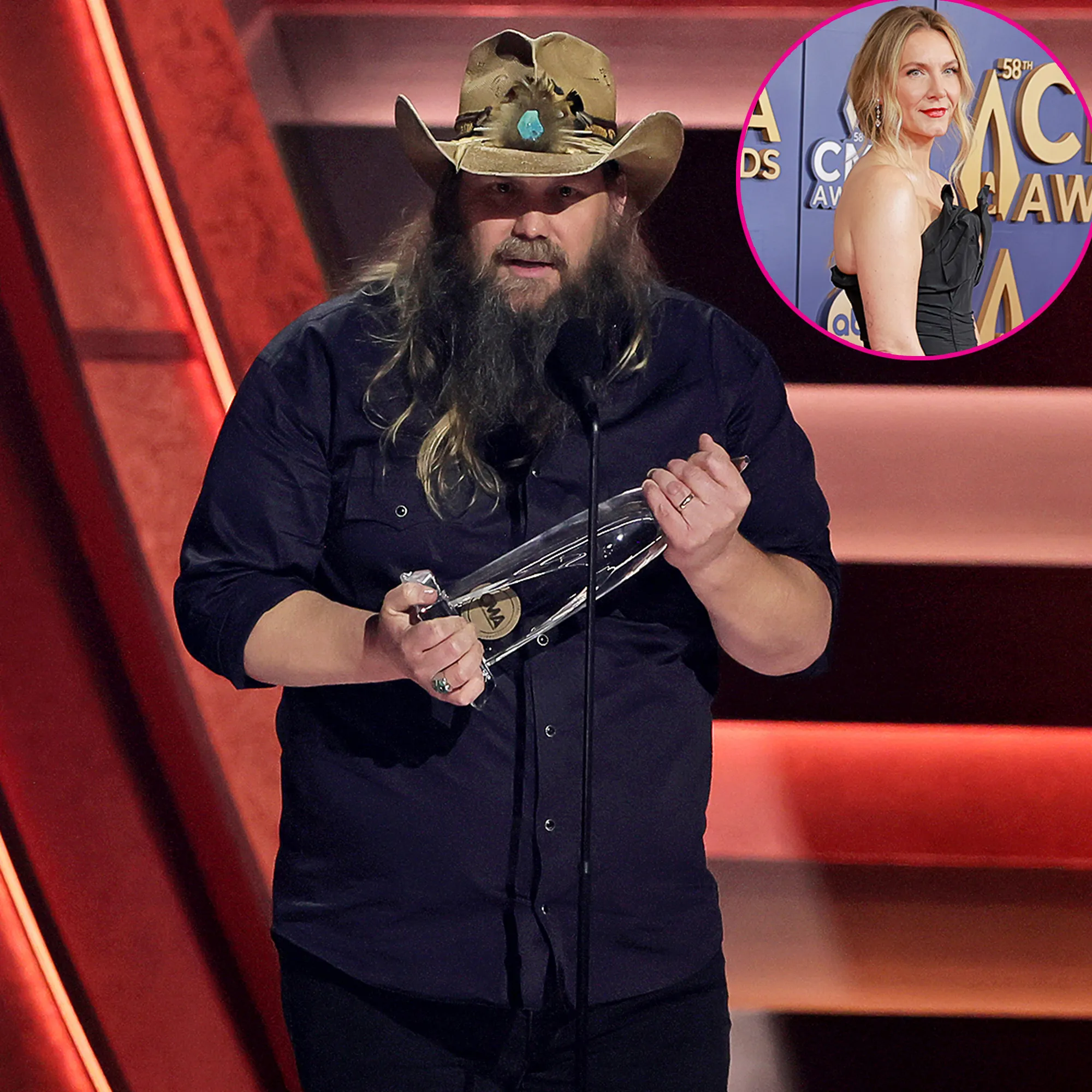 Chris Stapleton Forgets to Thank Wife Morgan After Winning