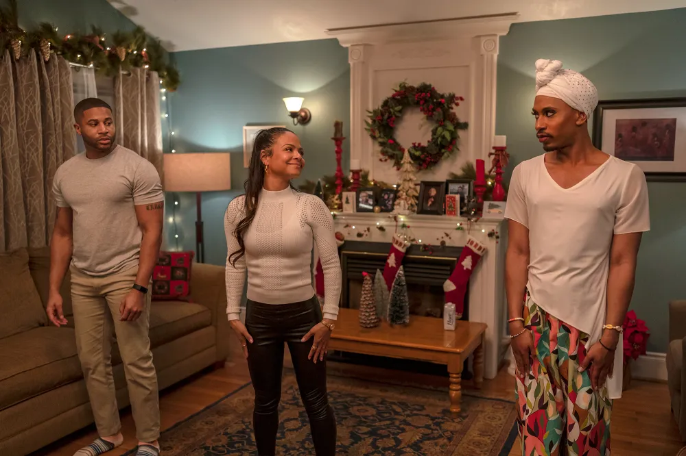 Christina Milian and Devale Ellis Break Down Drag Queen Lip Sync Battle in Meet Me Next Christmas