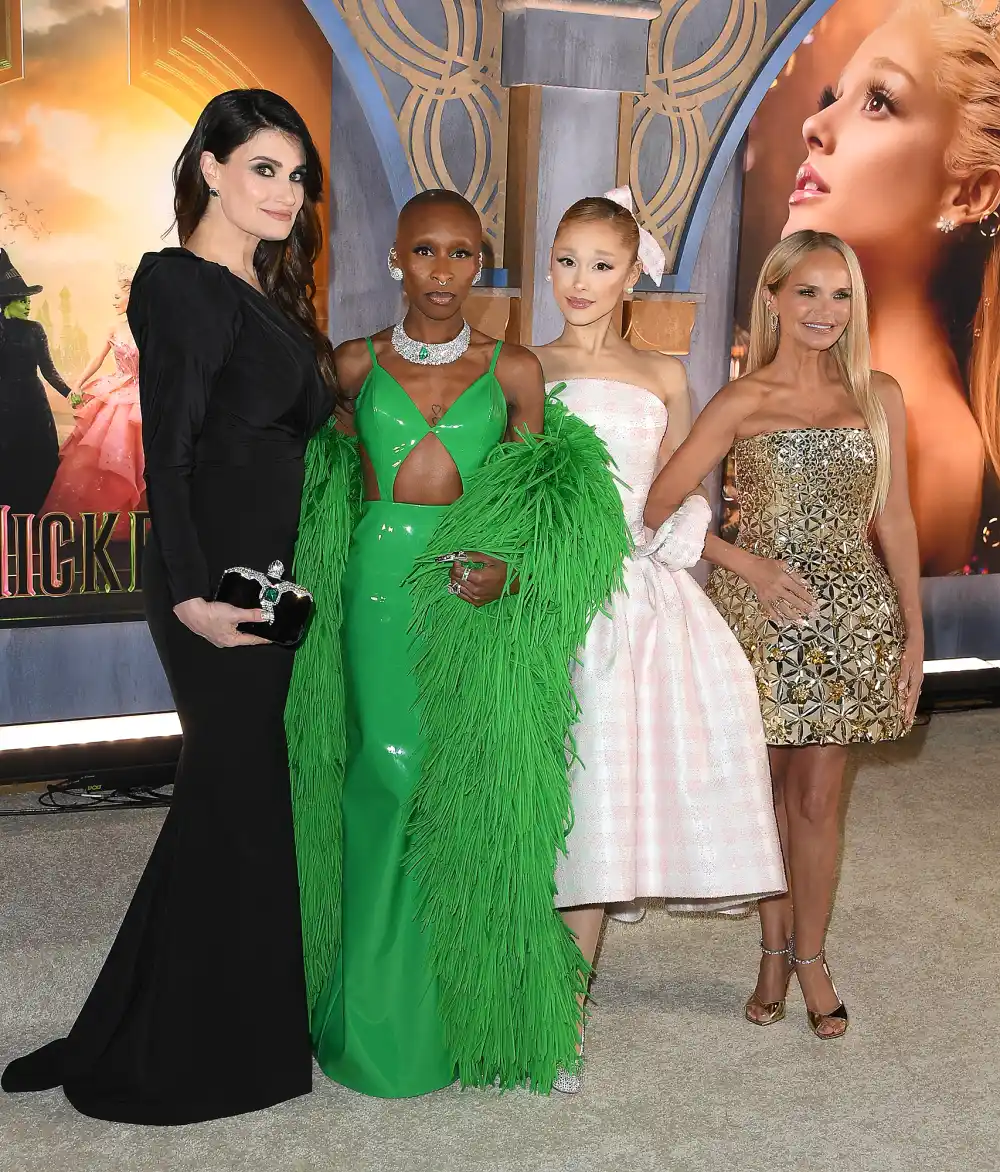 Cynthia Erivo and Ariana Grande Celebrate &lsquo;Wicked&rsquo; Premiere With OGs Idina Menzel, Kristen Chenoweth