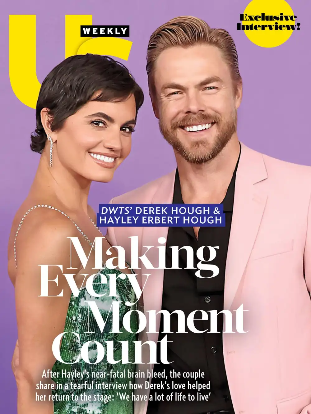 Derek Hough and Hayley Erbert Luxury Handbag Shopping Cover 2447 No Chip