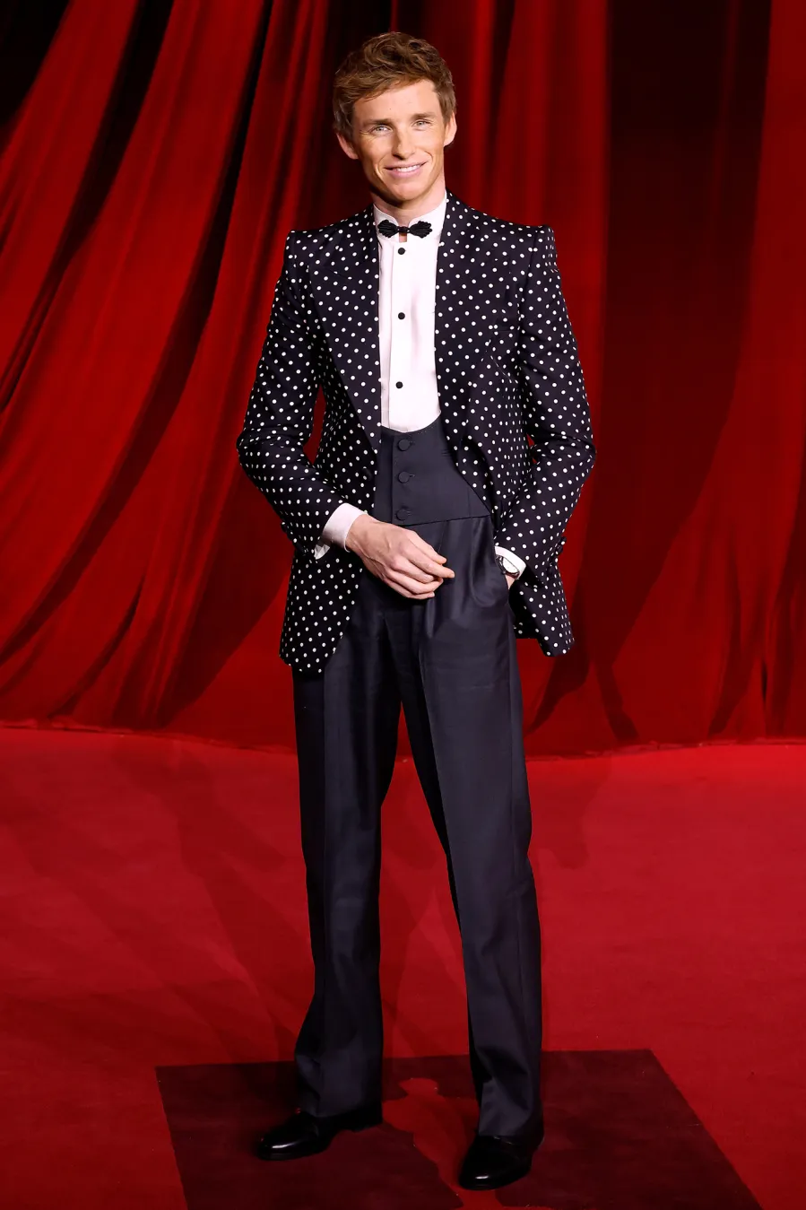 Eddie Redmayne Polka Dot Trend