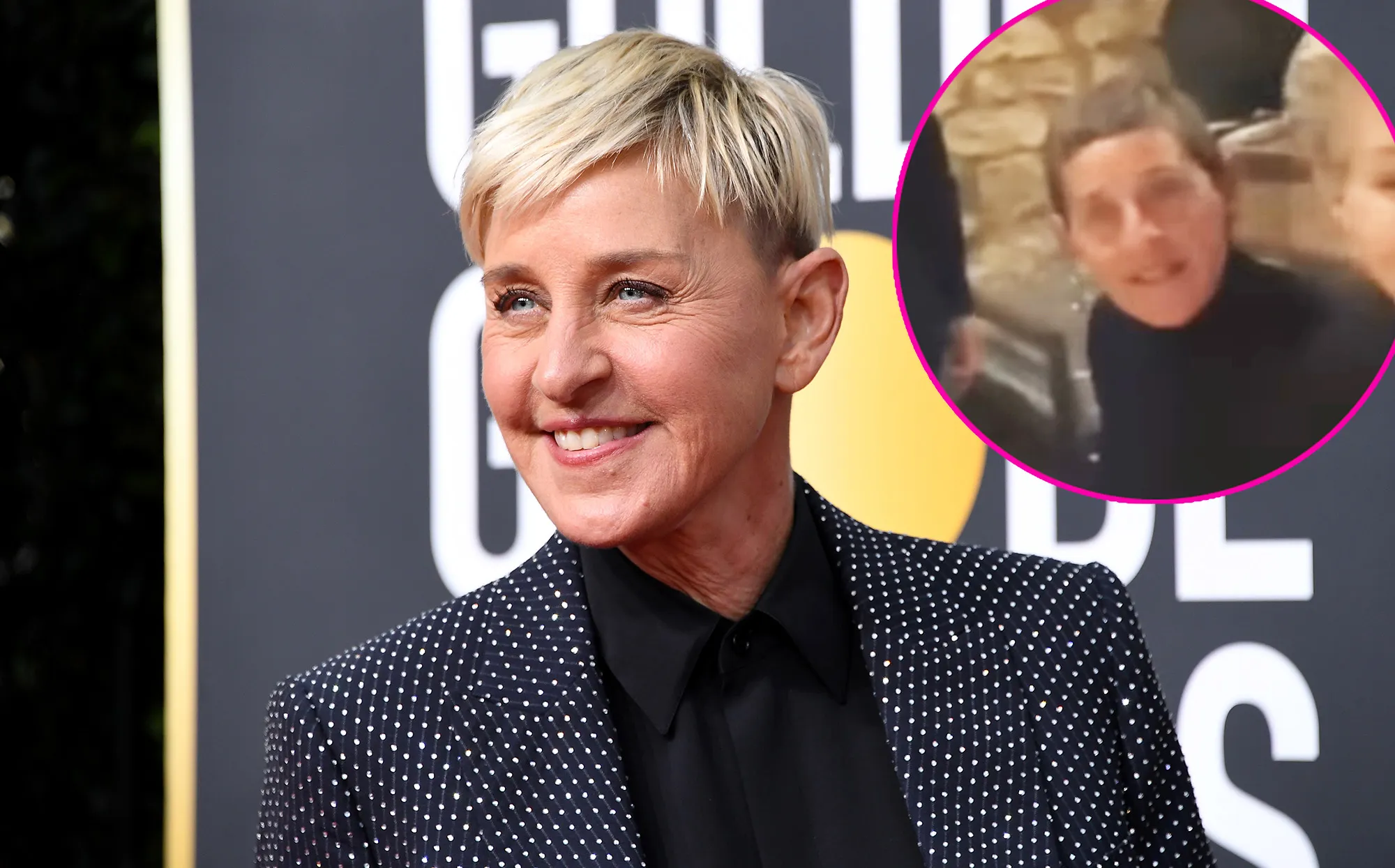 Ellen DeGeneres Ditches Her Signature Blonde Strands for Brown Hair