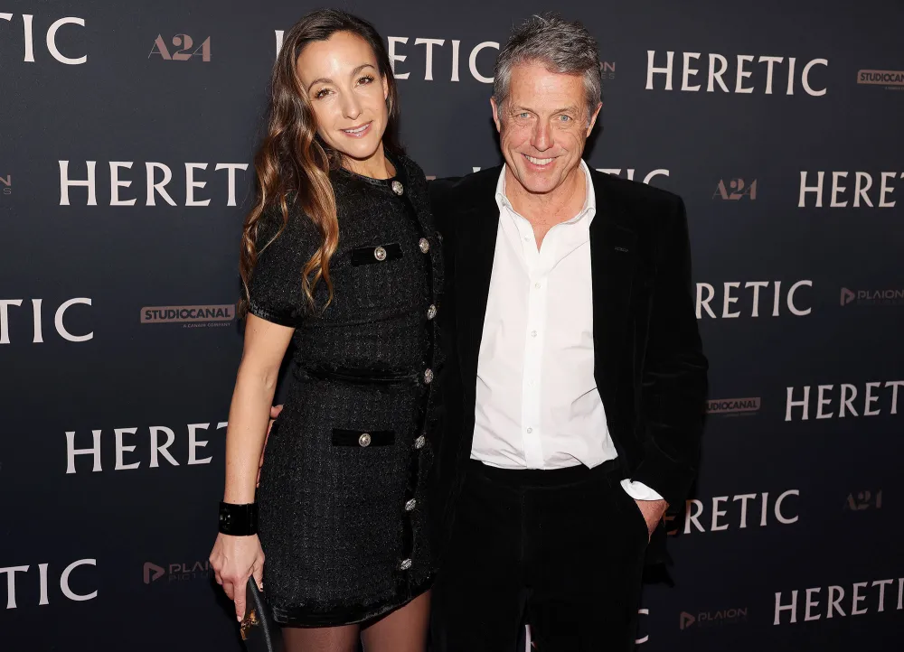 Feature Hugh Grant Enjoys Red Carpet Date Night With Wife Anna Eberstein After Luann De Lesseps Makeout Claims