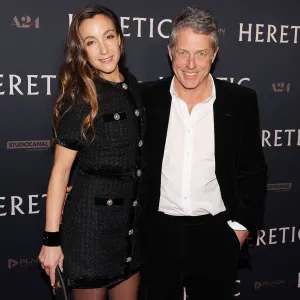 Feature Hugh Grant Enjoys Red Carpet Date Night With Wife Anna Eberstein After Luann De Lesseps Makeout Claims
