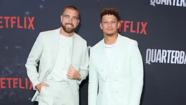Travis Kelce and Patrick Mahomes