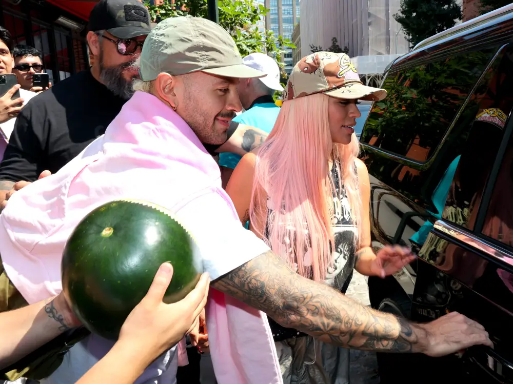 Feid y Karol G en NYC.