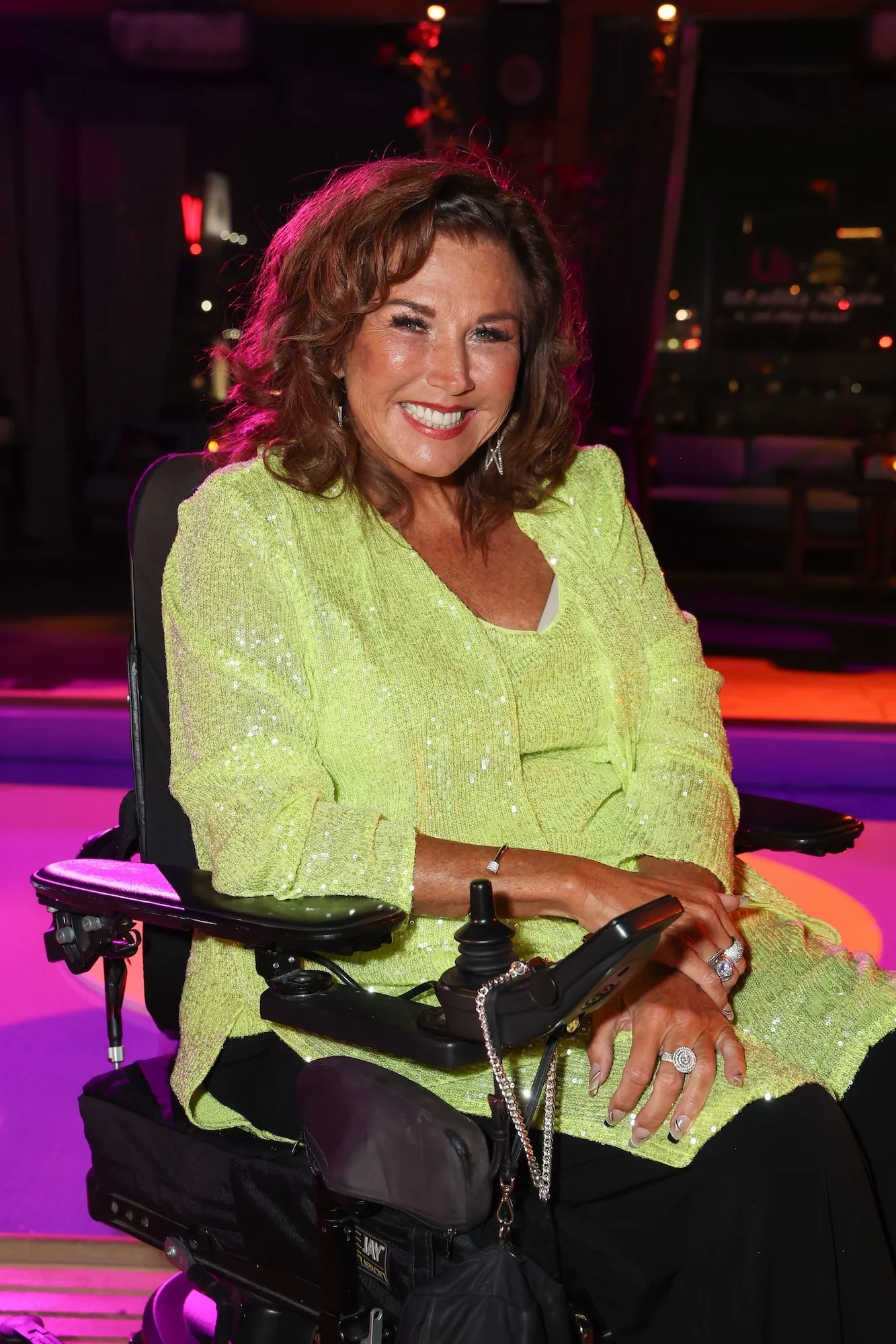 Abby Lee Miller attends Luxury Handbag Shopping And Pluto TV's: Reality TV Stars Of The Year at The Highlight Room on October 10, 2024 in Los Angeles.